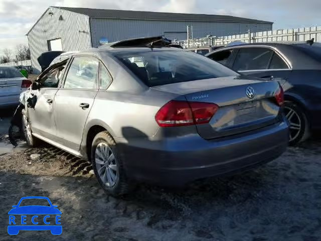 2013 VOLKSWAGEN PASSAT S 1VWAH7A3XDC130741 image 2