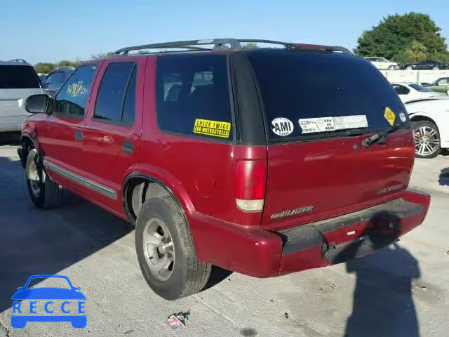 2001 CHEVROLET BLAZER 1GNCS13W71K246828 зображення 2