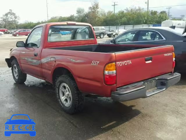 2001 TOYOTA TACOMA 5TENL42N91Z781633 image 2