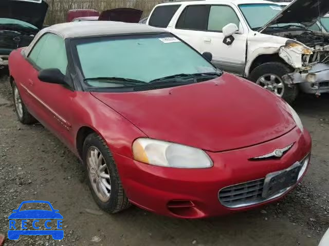 2001 CHRYSLER SEBRING LX 1C3EL45U11N631199 зображення 0