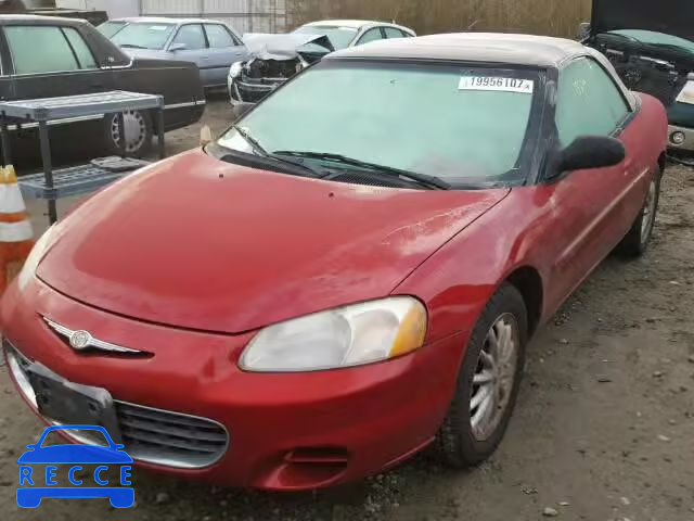 2001 CHRYSLER SEBRING LX 1C3EL45U11N631199 зображення 1