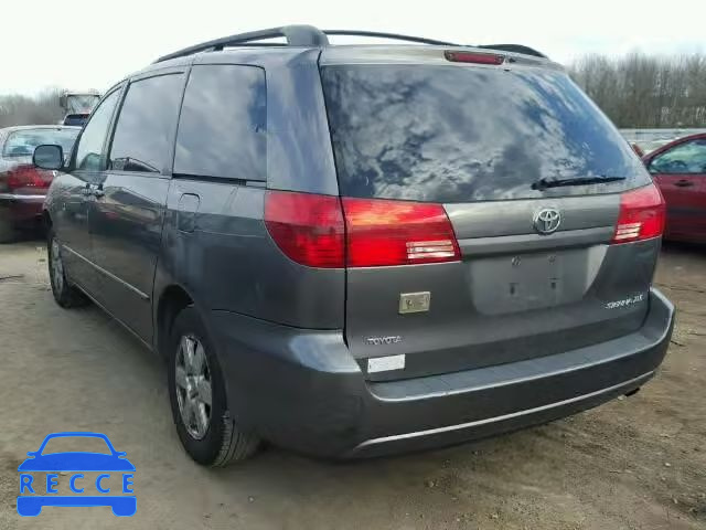 2004 TOYOTA SIENNA XLE 5TDZA22C24S042907 зображення 2