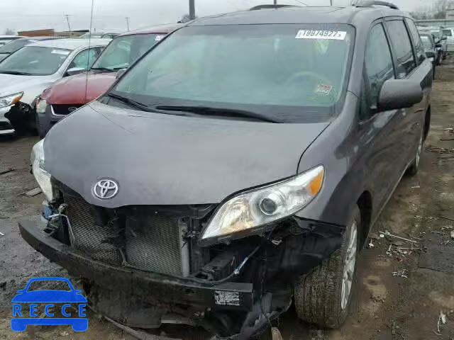 2014 TOYOTA SIENNA XLE 5TDDK3DC8ES072330 image 1