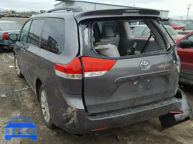 2014 TOYOTA SIENNA XLE 5TDDK3DC8ES072330 image 2