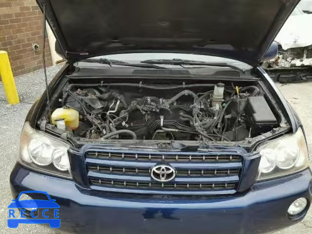 2001 TOYOTA HIGHLANDER JTEHF21A010029242 зображення 6