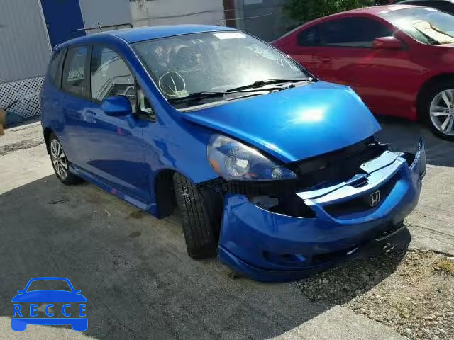 2007 HONDA FIT SPORT JHMGD38687S007451 image 0