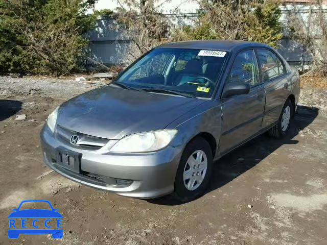 2005 HONDA CIVIC DX V 1HGES16305L001583 image 1