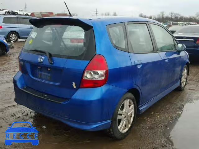 2008 HONDA FIT SPORT JHMGD38658S059685 image 3