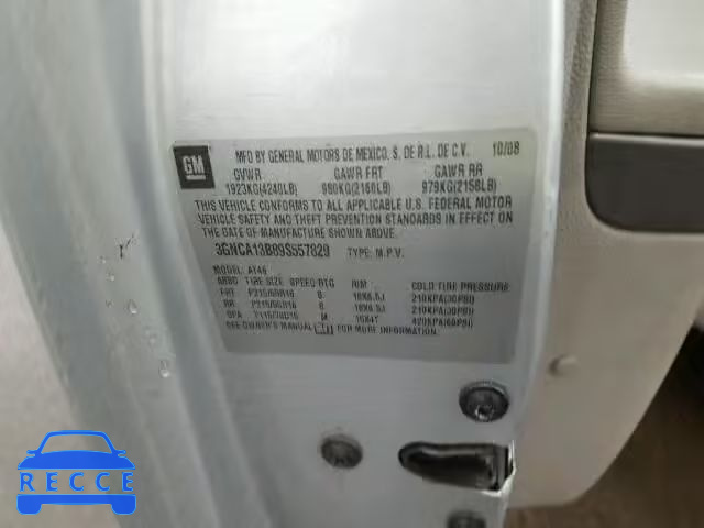 2009 CHEVROLET HHR LS 3GNCA13B89S557829 image 9