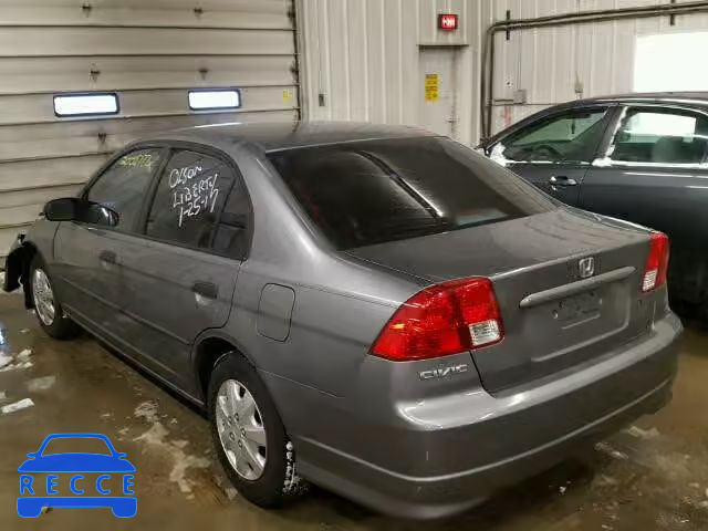 2005 HONDA CIVIC DX V 1HGES16305L016634 зображення 2