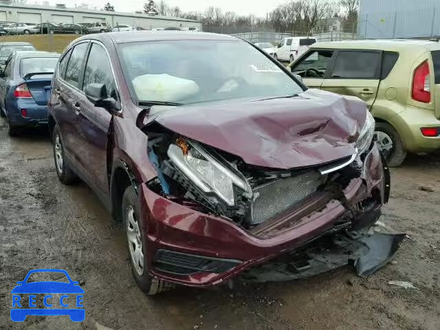 2015 HONDA CR-V LX 5J6RM4H38FL054116 зображення 0