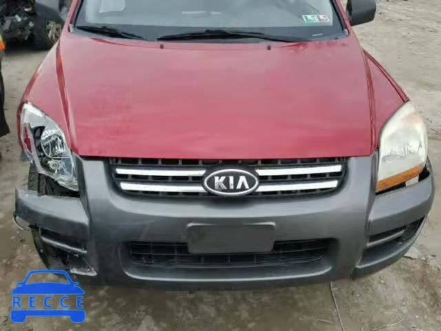 2007 KIA SPORTAGE E KNDJE723X77443165 Bild 6