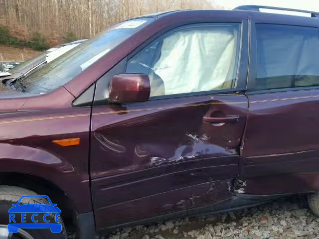 2008 HONDA PILOT EXL 5FNYF18508B043967 image 8