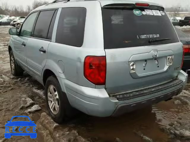 2003 HONDA PILOT EX 2HKYF18433H587574 image 2