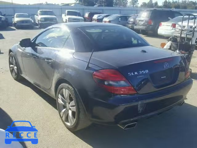 2009 MERCEDES-BENZ SLK350 WDBWK58F49F190887 image 2