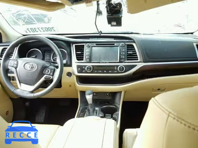 2016 TOYOTA HIGHLANDER 5TDYKRFH6GS173480 зображення 8