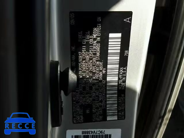 2005 TOYOTA SIENNA XLE 5TDBA22C45S054382 image 9