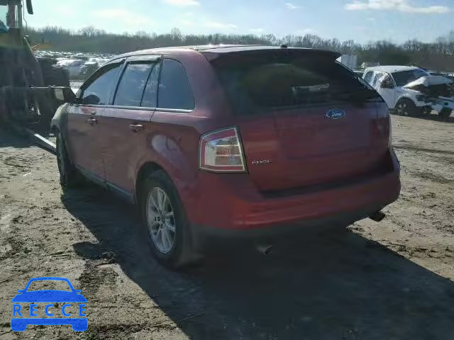 2007 FORD EDGE SEL 2FMDK38CX7BA74459 зображення 2