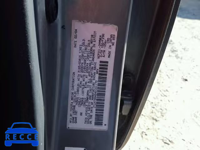 2004 TOYOTA SCION XB JTLKT334240161170 зображення 9