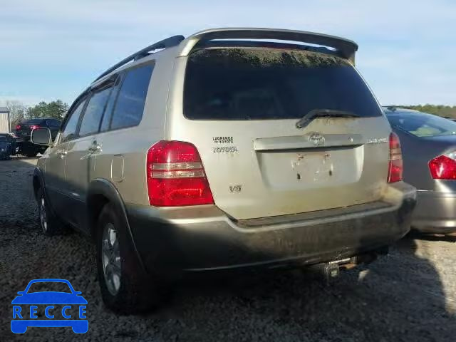 2002 TOYOTA HIGHLANDER JTEGF21A320034268 image 2