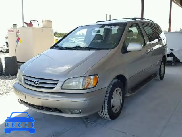 2002 TOYOTA SIENNA LE/ 4T3ZF13C82U457719 Bild 1