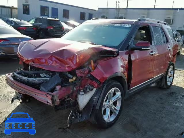 2014 FORD EXPLORER L 1FM5K8F86EGA14698 image 1