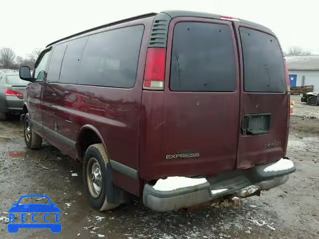 1999 CHEVROLET EXPRESS G2 1GAGG25R3X1075415 image 2