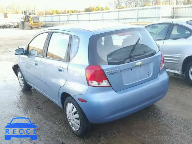 2005 CHEVROLET AVEO/LS KL1TD62645B396636 зображення 2