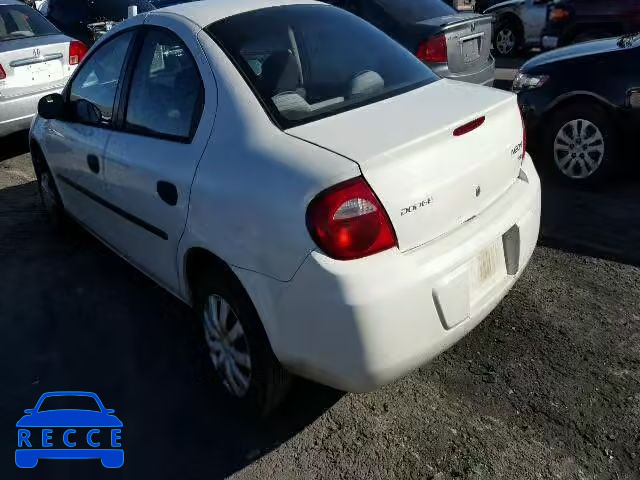 2003 DODGE NEON SE 1B3ES26C43D153704 image 2