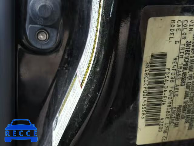 2011 NISSAN VERSA S/SL 3N1BC1CP0BL455583 image 9