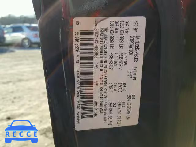2007 CHRYSLER PACIFICA T 2A8GM68X77R363802 image 9