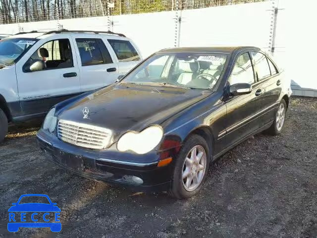 2002 MERCEDES-BENZ C240 WDBRF61J32F248502 зображення 1