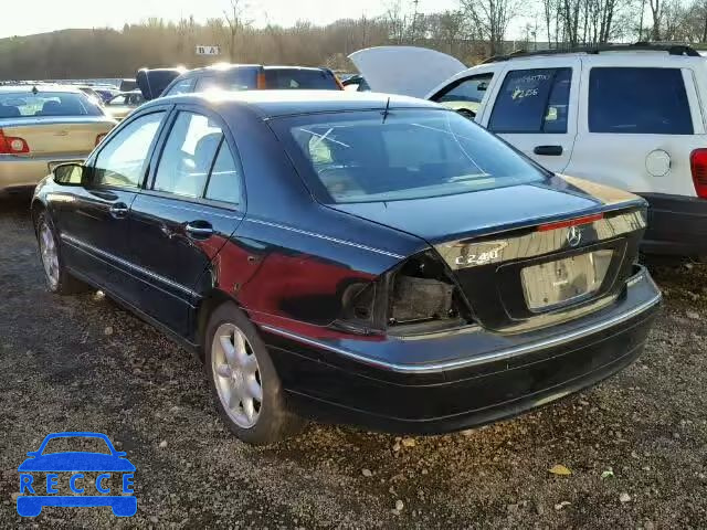 2002 MERCEDES-BENZ C240 WDBRF61J32F248502 image 2