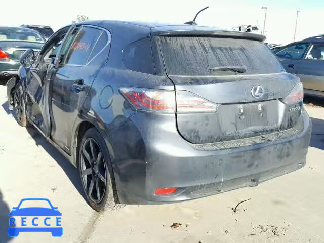 2011 LEXUS CT200H JTHKD5BH6B2022832 зображення 2