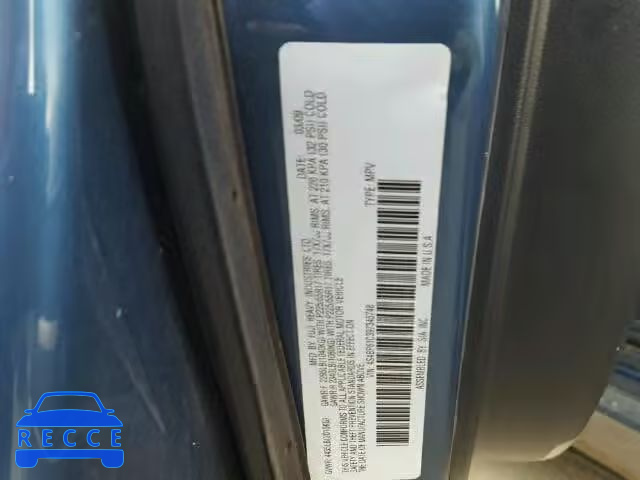 2009 SUBARU OUTBACK 2. 4S4BP61C397345748 image 9