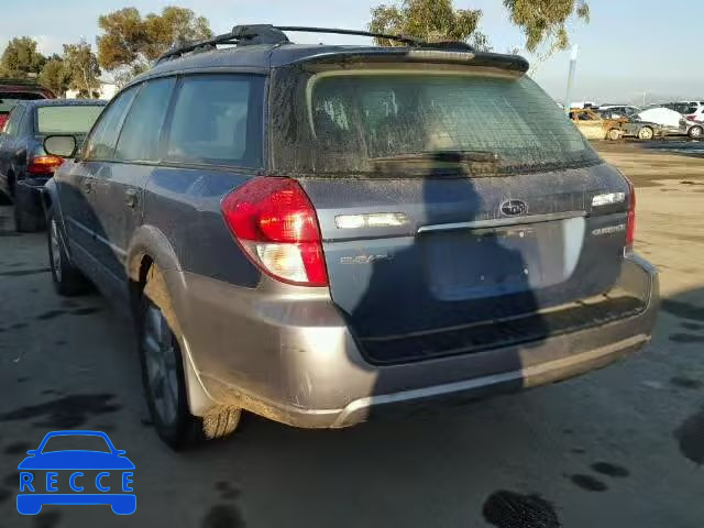 2009 SUBARU OUTBACK 2. 4S4BP61C397345748 image 2