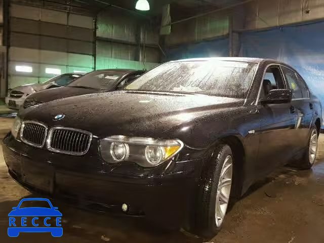 2004 BMW 745I WBAGL63434DP70924 зображення 1