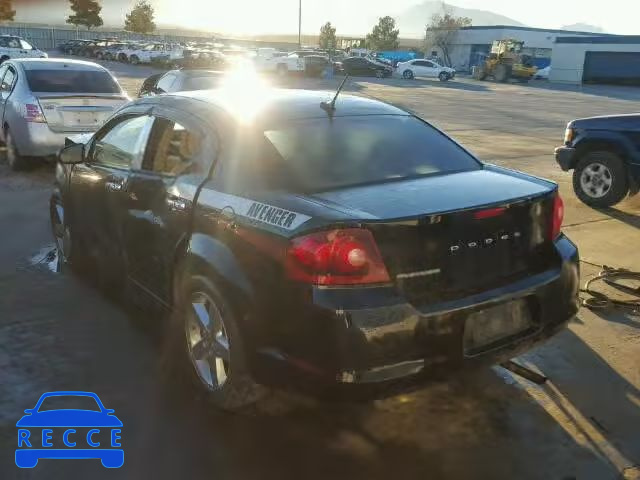 2012 DODGE AVENGER SX 1C3CDZCB9CN312008 image 2