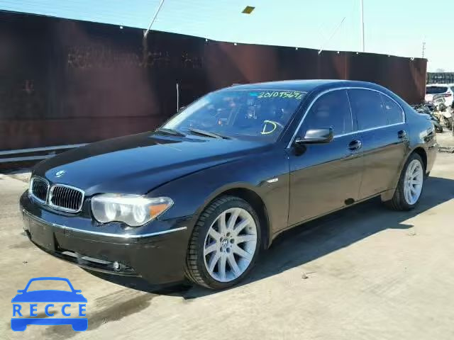 2005 BMW 745I WBAGL63505DP76075 зображення 1