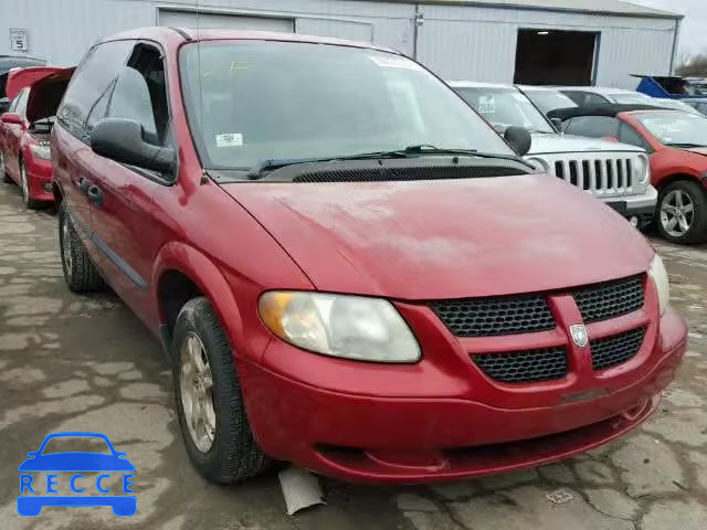 2003 DODGE CARAVAN SE 1D4GP25363B184221 image 0