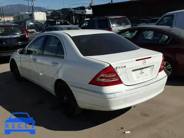 2003 MERCEDES-BENZ C240 WDBRF61J13A477274 image 2