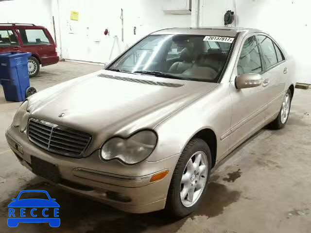 2001 MERCEDES-BENZ C240 WDBRF61J11F126574 зображення 1