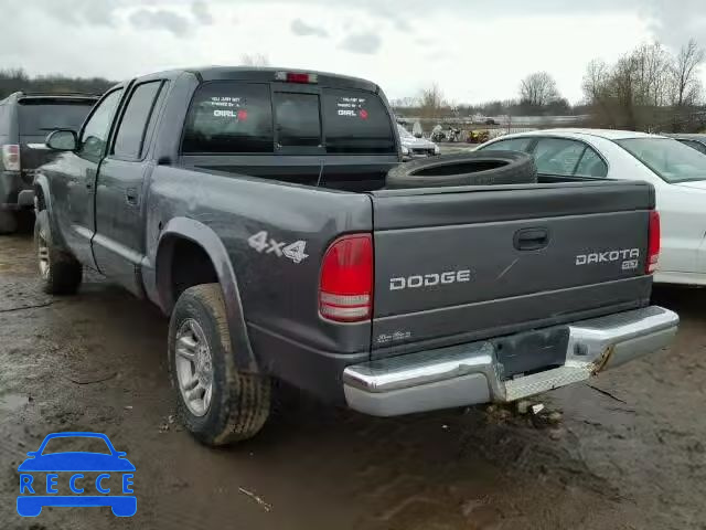 2003 DODGE DAKOTA QUA 1D7HG48N33S105880 image 2