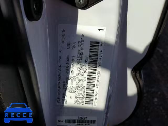 2016 TOYOTA TACOMA ACCESS CAB 5TFRX5GN7GX066354 image 9