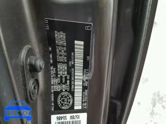 2013 TOYOTA SIENNA LE 5TDKK3DC3DS350590 image 9
