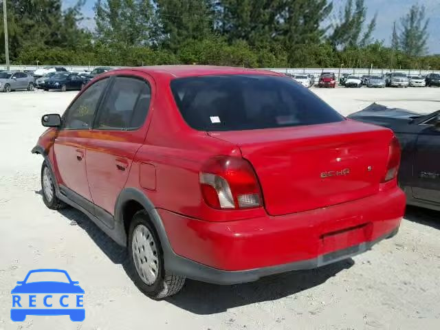 2000 TOYOTA ECHO JTDBT1230Y0008432 image 2
