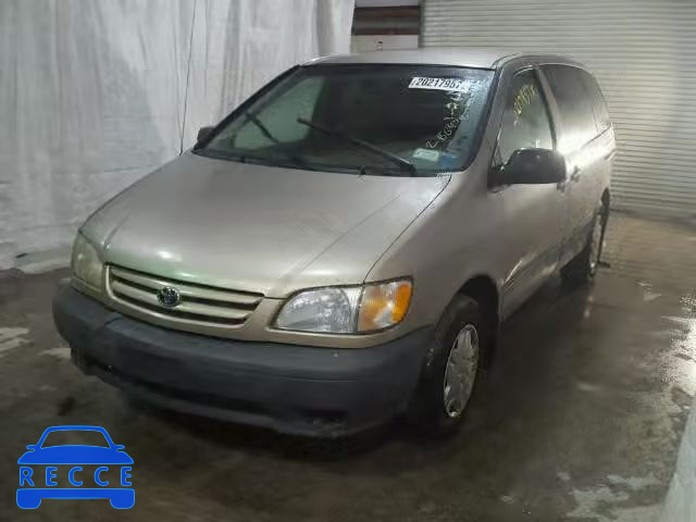 2002 TOYOTA SIENNA CE 4T3ZF19C92U496889 image 1