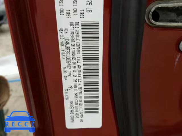2012 JEEP PATRIOT LA 1C4NJRFB6CD630487 image 9