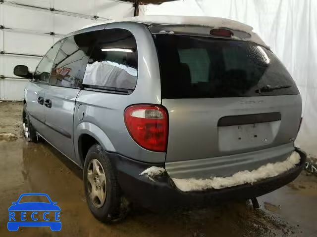 2003 DODGE CARAVAN SE 1D4GP25393B131609 image 2