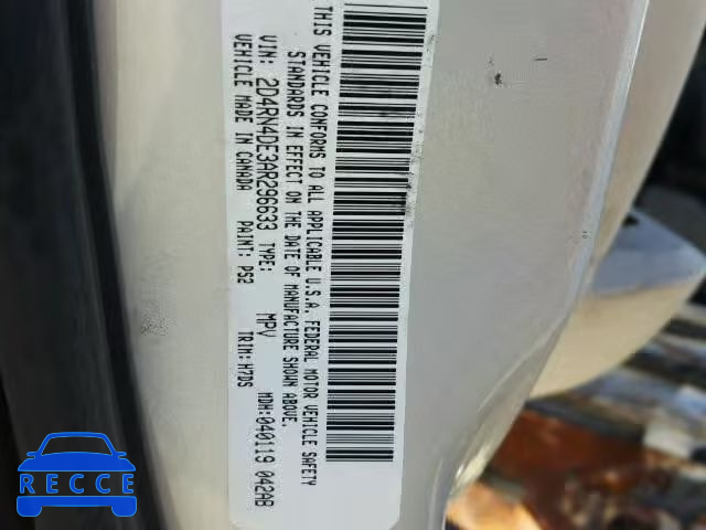 2010 DODGE GRAND CARA 2D4RN4DE3AR296633 Bild 9